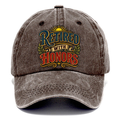 Retired With Honors Retired Living Classic Cap – Brown