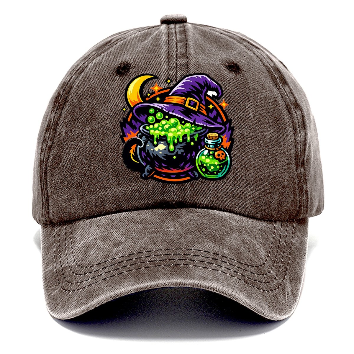Neon Cauldron Brew Classic Cap – Brown