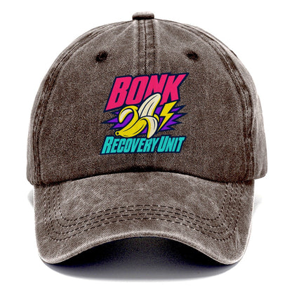 Bonk Recovery Unit 90S Running Clubs Classic Cap – Brown