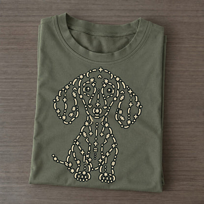 Dachshund Ears Turn Classic T-shirt – Army Green