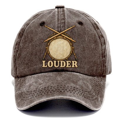 Drums Louder Fan Favorites Classic Cap – Brown