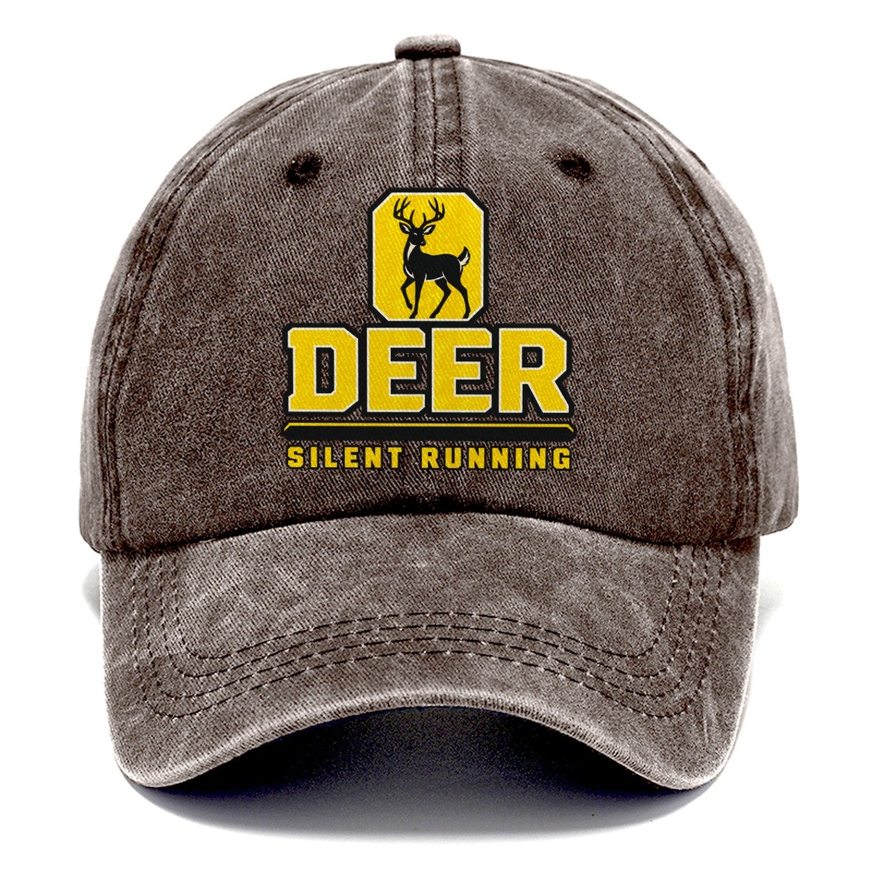Deer Silent Running Heavy Duty Classic Cap – Brown