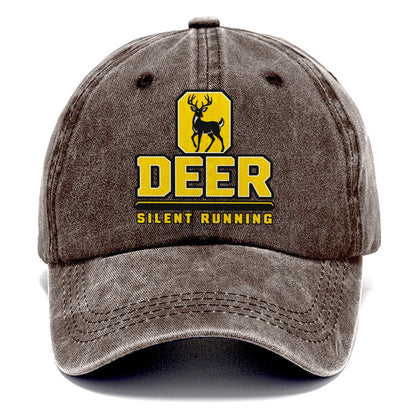 Deer Silent Running Heavy Duty Classic Cap – Brown
