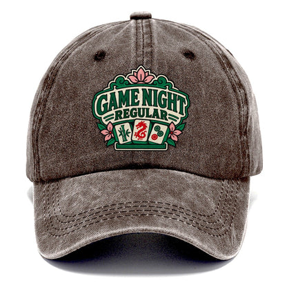 Game Night Regular Mahjong Game Night Classic Cap – Brown