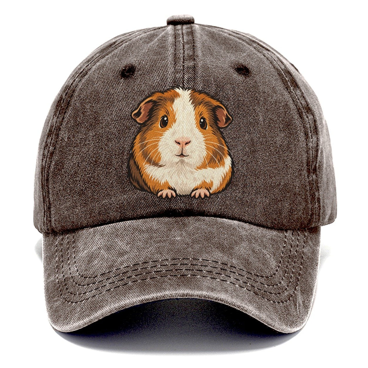 Guinea Pig Cream Blaze Small Pet Logos Classic Cap – Brown