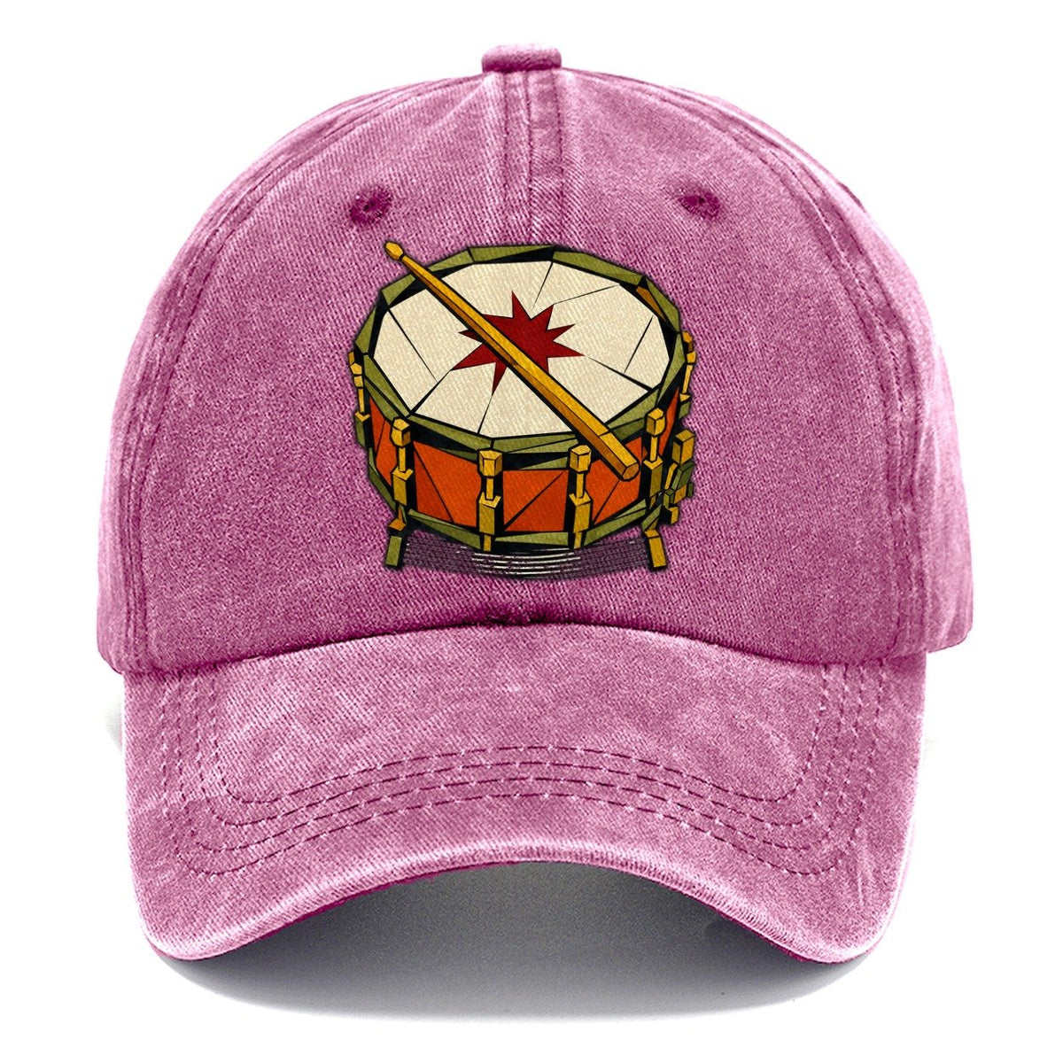 Snare Drum Close Up Classic Cap – Dusty Rose