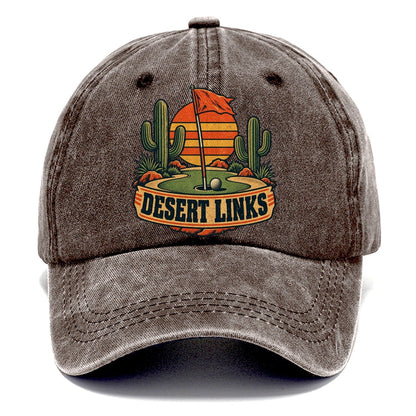 Desert Links Golf Life Classic Cap – Brown
