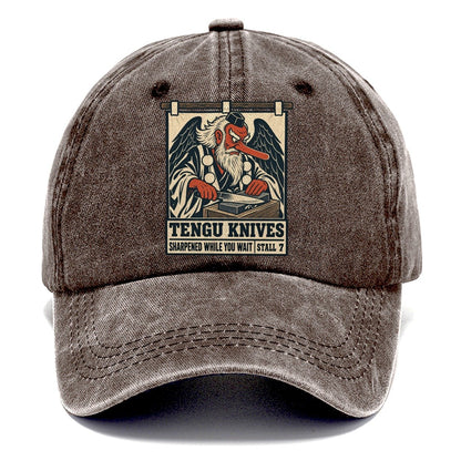 Tengu Knives Yokai Night Market Classic Cap – Brown