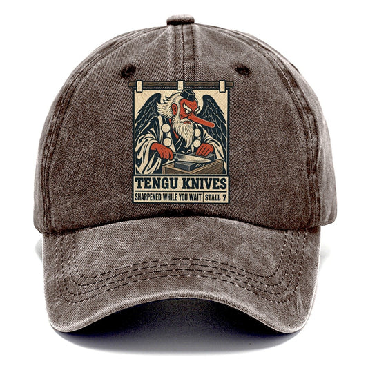 Tengu Knives Yokai Night Market Classic Cap – Brown