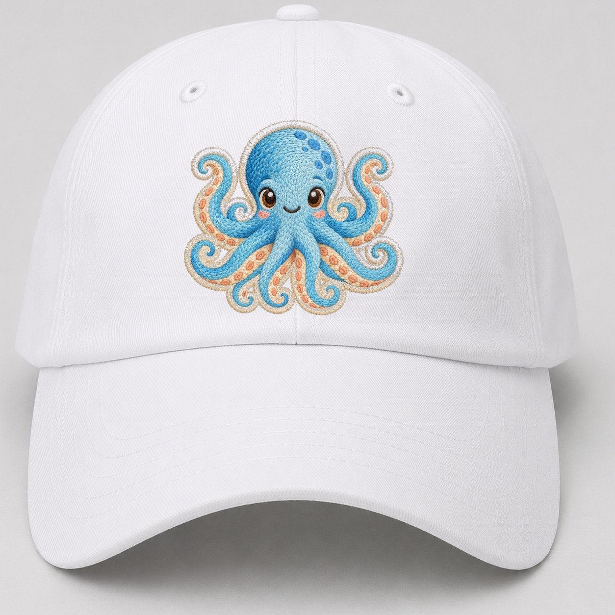 Starfish Little Twist Sea Sprite Baseball Cap – White