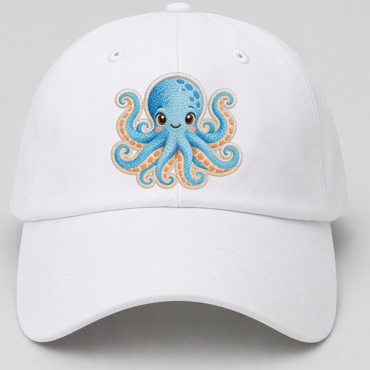 Starfish Little Twist Sea Sprite Baseball Cap – White