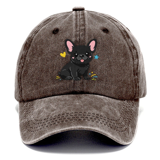 French Bulldog Classic Cap – Brown