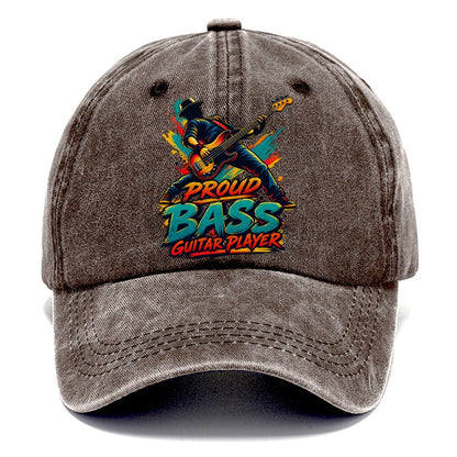 Proud Bass Guitar Player Music Instruments Classic Cap – Brown