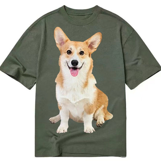 Welsh Corgi Owner Owner Classic T-shirt – Army Green