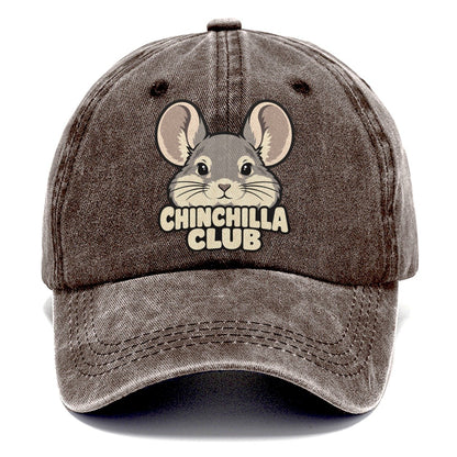 Chinchilla Club Small Pet Logos Classic Cap – Brown