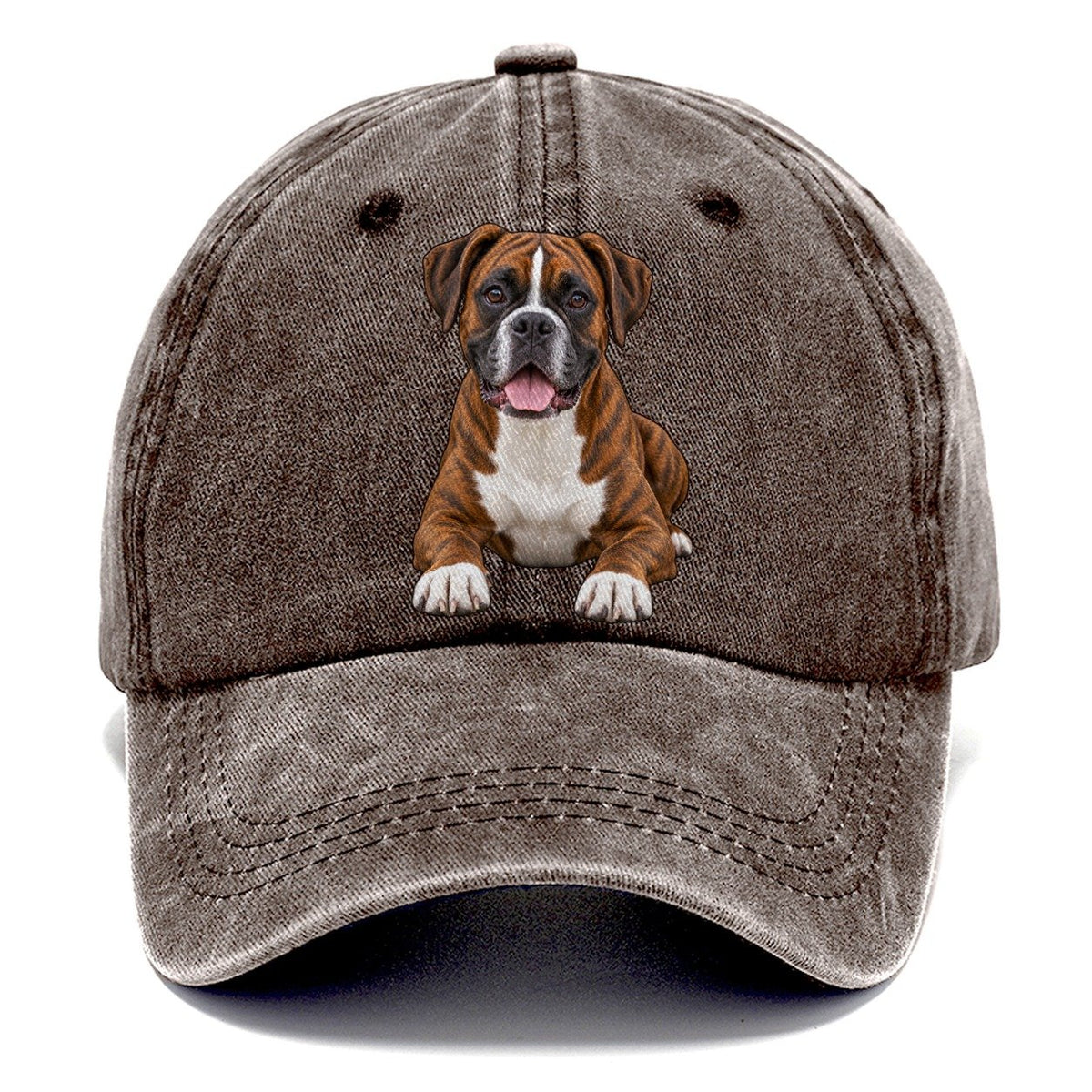Brindle Boxer Classic Cap – Brown