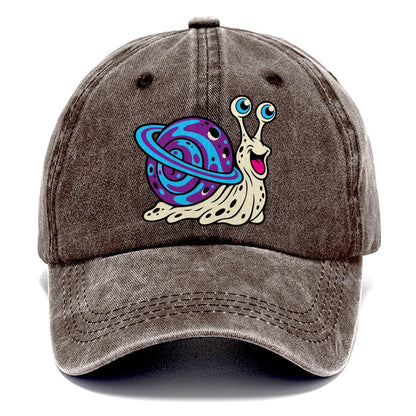 Snail Shell Planet Crazy Styles Classic Cap – Brown