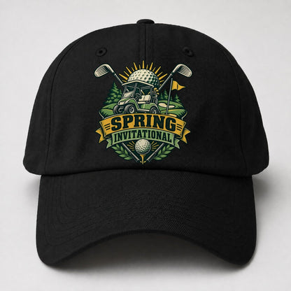 Spring Invitational Golf Life Baseball Cap – Black