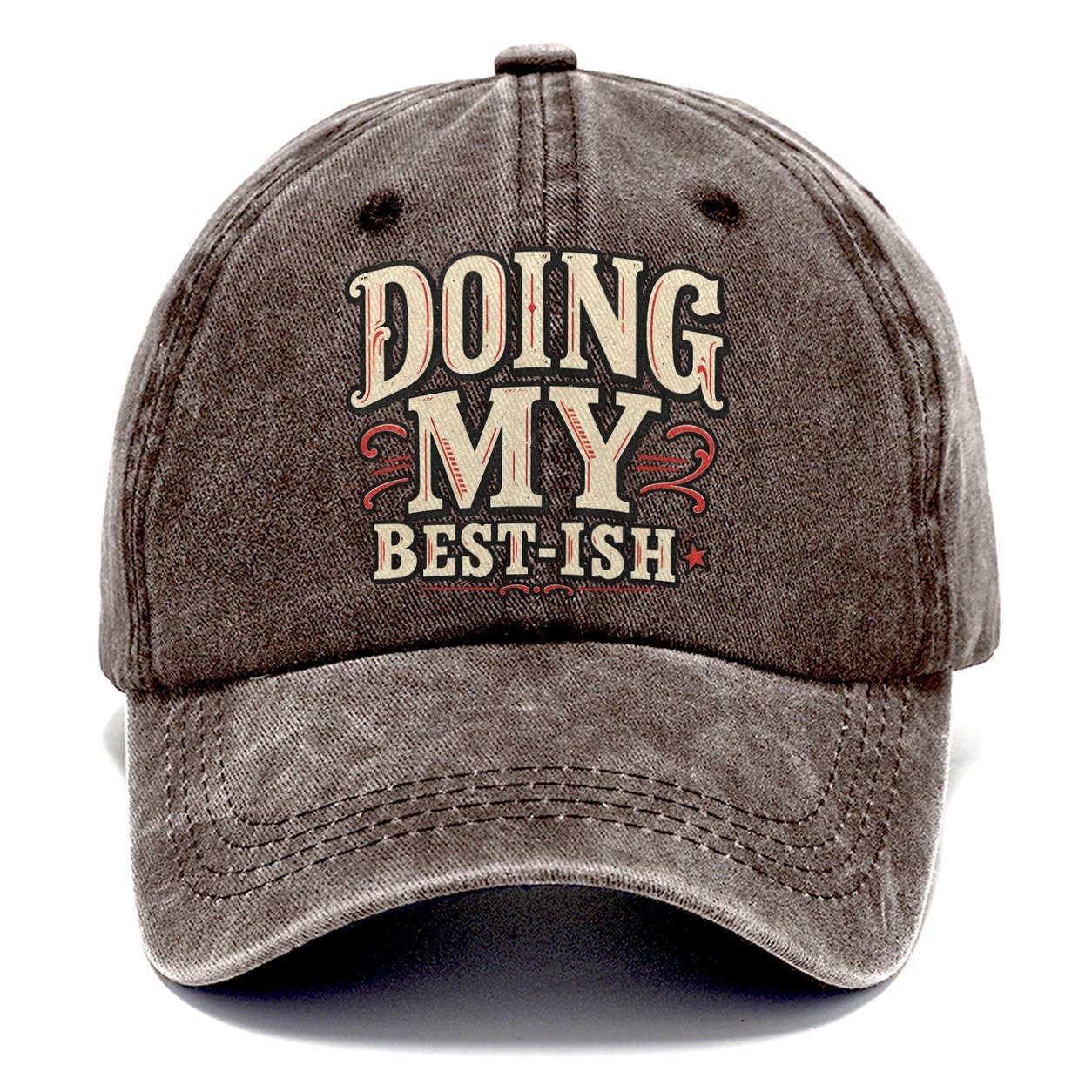 Doing My Best Ish American Wit Classic Cap – Brown