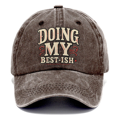 Doing My Best Ish American Wit Classic Cap – Brown