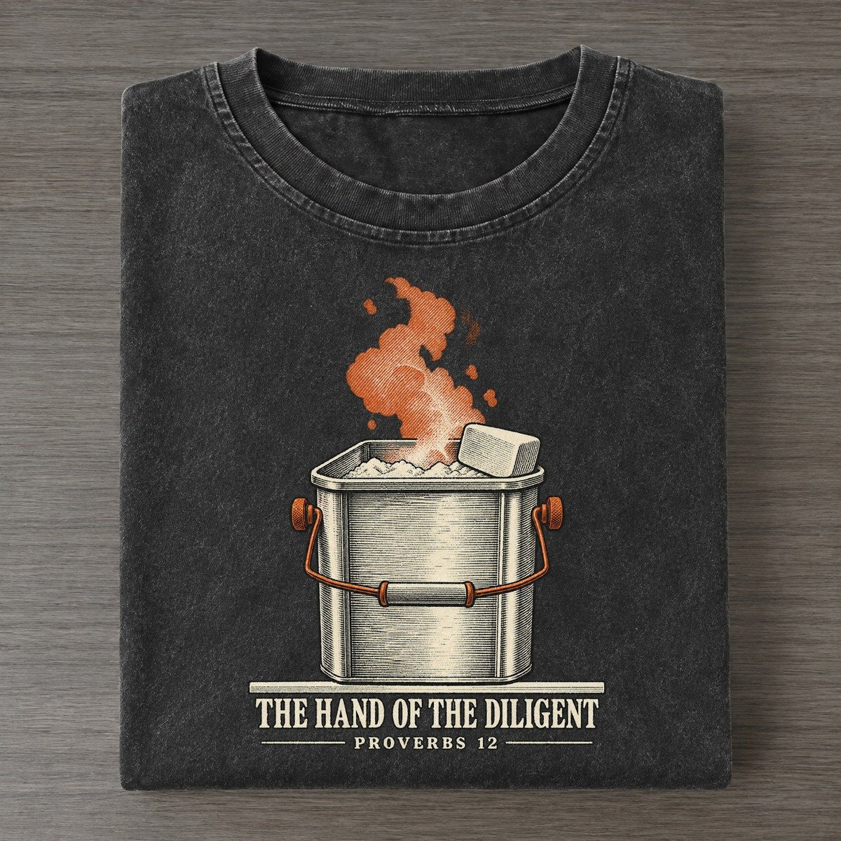 The Hand Of The Diligent The Rep Counter Vintage T-shirt – Black