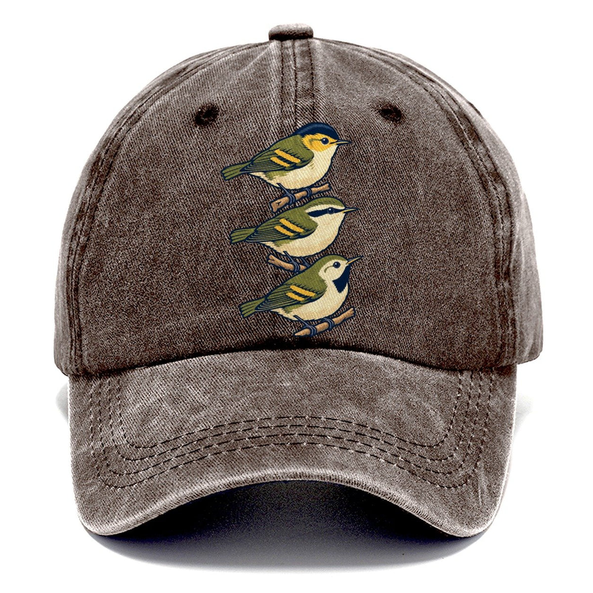 Woodland Warbler Set Birdwatching Classic Cap – Brown