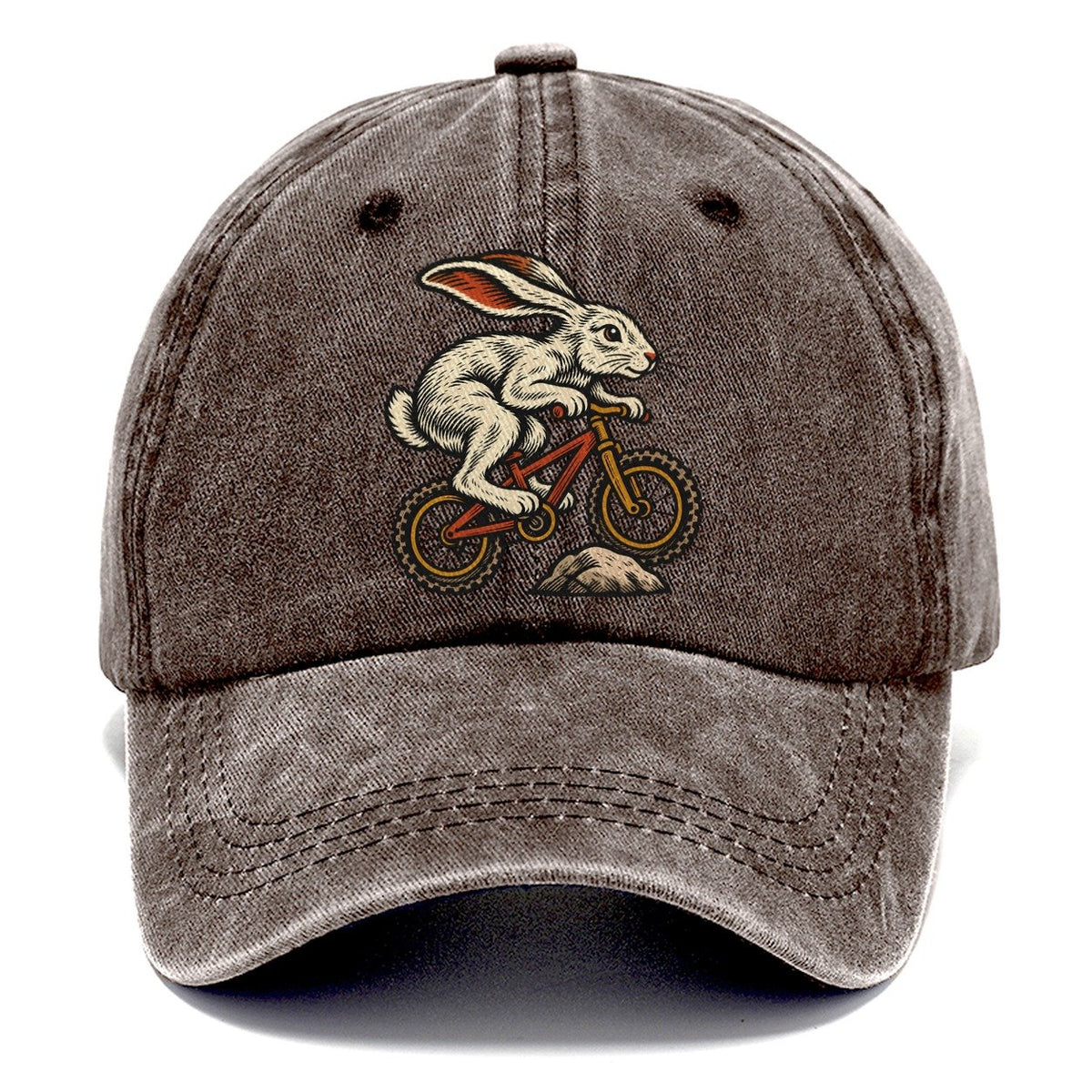 Hare Mountain Biker Sundown Familiars Classic Cap – Brown