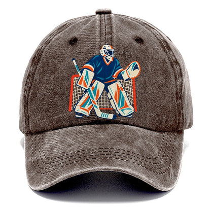 Hockey Goalie Classic Cap – Brown