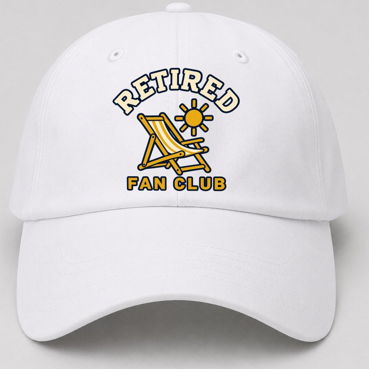 Retired Fan Club Baseball Cap – White