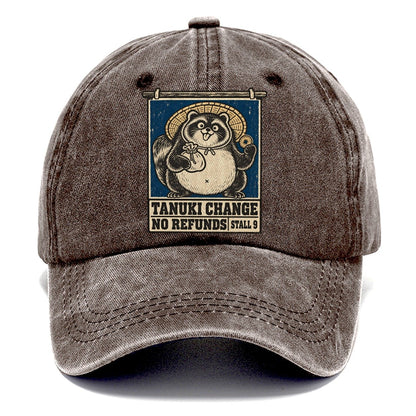 Tanuki Change Yokai Night Market Classic Cap – Brown