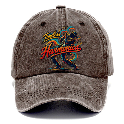 Timeless Harmonica Music Instruments Classic Cap – Brown