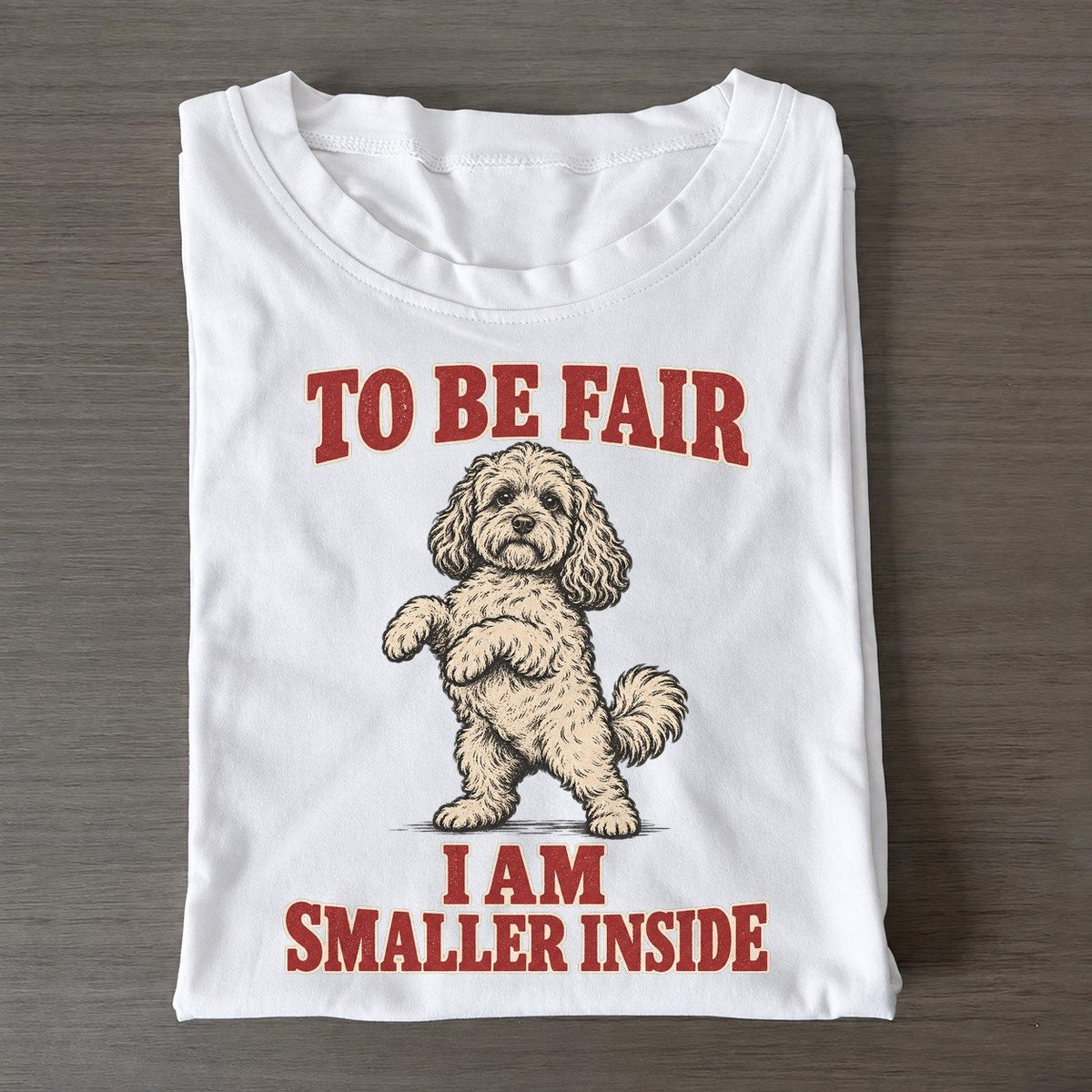 Cockapoo Dog Declarations Classic T-shirt – White