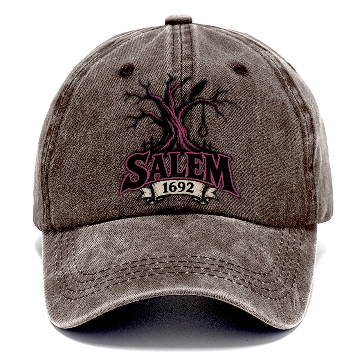 Salem Sixteen Ninety Two Witch Magic Classic Cap – Brown