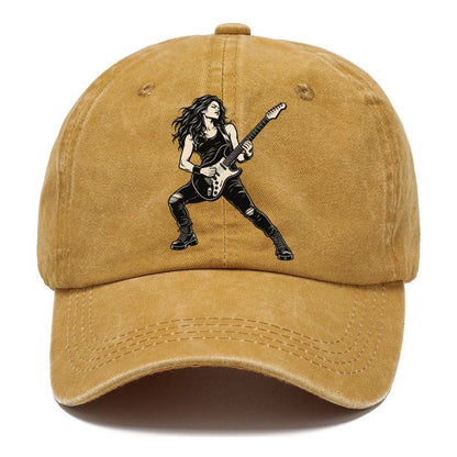 Electric Guitar Bent Note Global Music Ink Figures Classic Cap – Golden Harvest