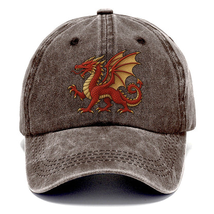 Welsh Dragon Classic Cap – Brown
