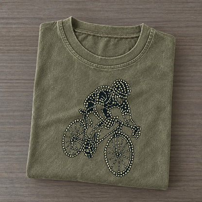 Wheel Turn Rider Vintage T-shirt – Army Green