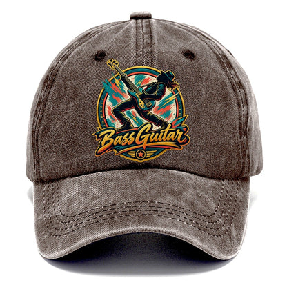 Bass Guitar Crest Music Instruments Classic Cap – Brown