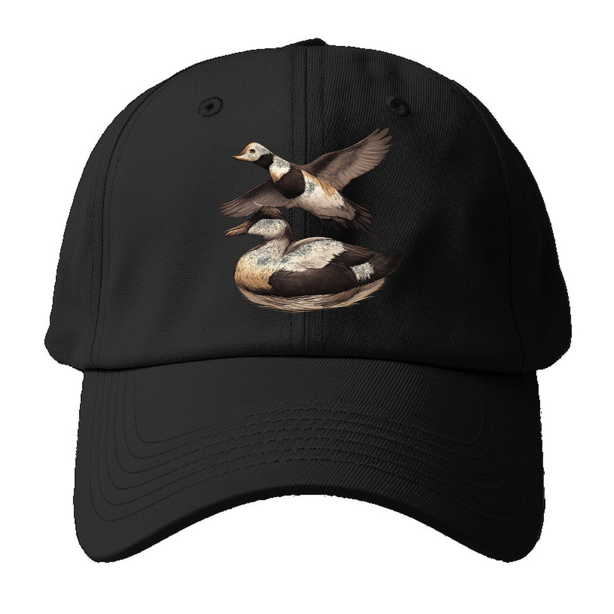 Eider And Old Squaw Baseball Cap – Black