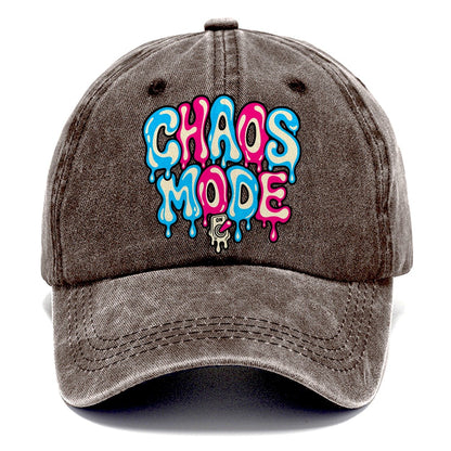 Chaos Mode Crazy Styles Classic Cap – Brown