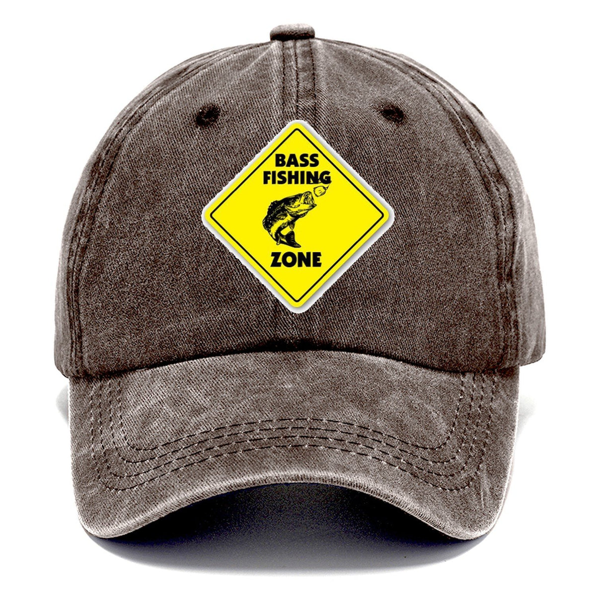 Bass Fishing Zone Classic Cap – Brown