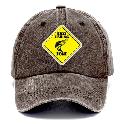Bass Fishing Zone Classic Cap – Brown