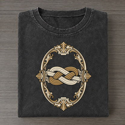 Herakles Gate Quiet Wards Heritage Vintage T-shirt – Black