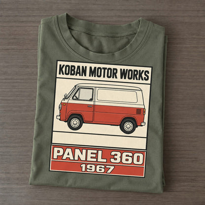 Koban Panel Showa Speed Plates Classic T-shirt – Army Green