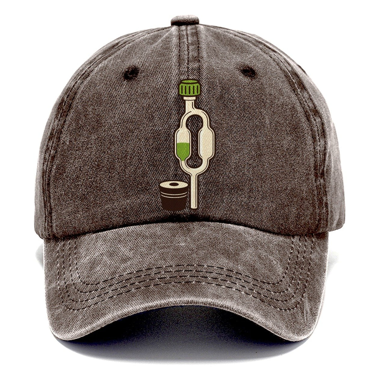 Airlock And Stopper Study Homebrewing Classic Cap – Brown