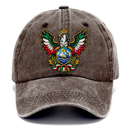 Kuwait Heraldic Crest Country Logos Classic Cap – Brown