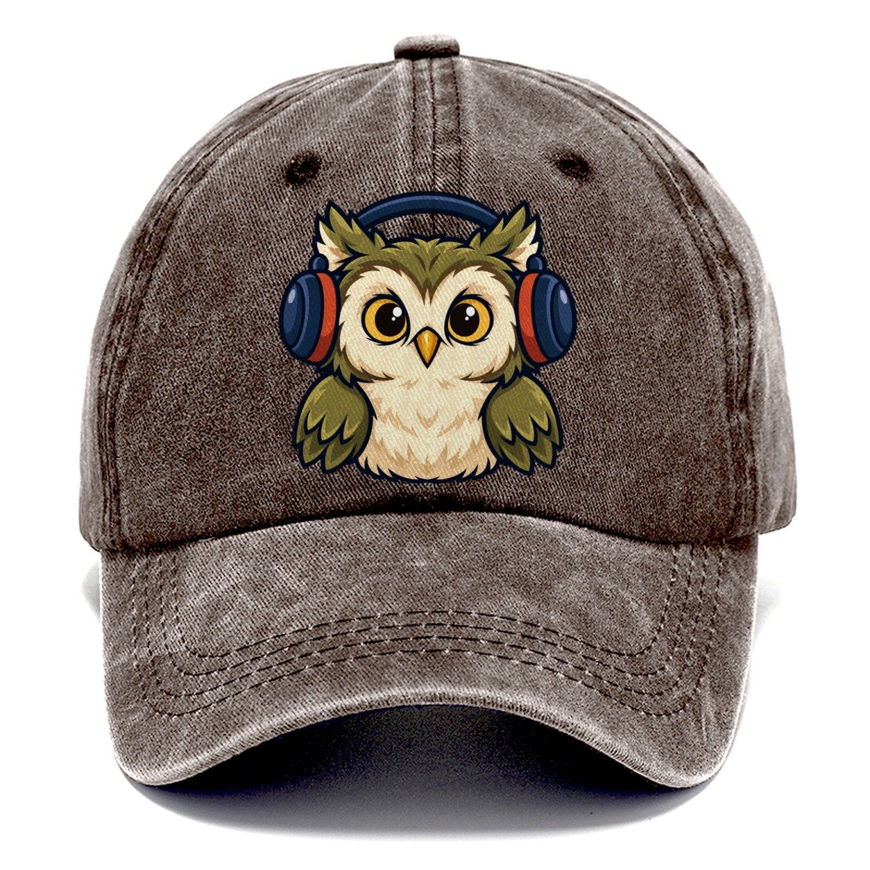 Night Watch Owl Amateur Radio Classic Cap – Brown
