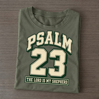 Psalm 23 Varsity Chapel Varsity Classic T-shirt – Army Green