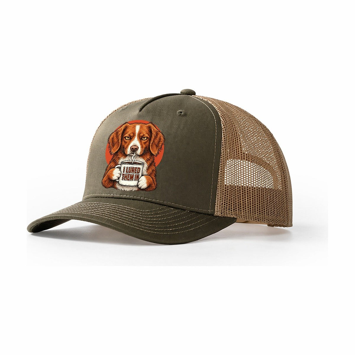 Nova Scotia Duck Tolling Retriever Mug Truths Dog Mug Truths Trucker Hat – Olive Khaki