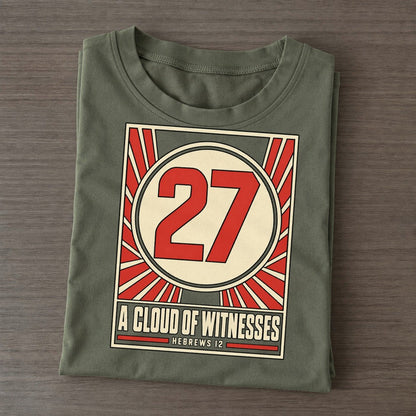 A Cloud Of Witnesses Pit Board Parables Classic T-shirt – Army Green