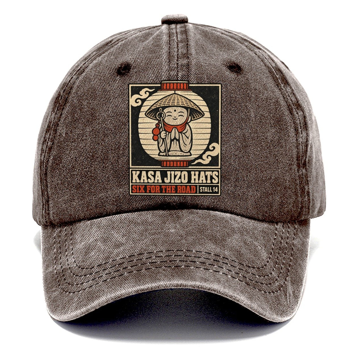 Kasa Jizo Hats Yokai Night Market Classic Cap – Brown